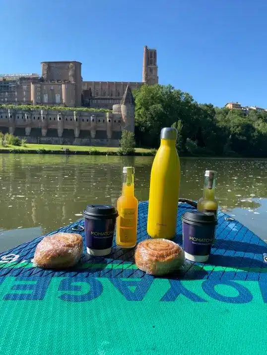 petit dejeuner en paddle sur le tarn a albi 1